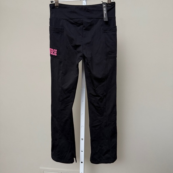 Converse high rise wide waistband sweats size kids M 10-12 new   with tags - Picture 2 of 4